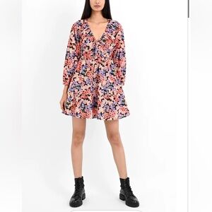 BANJANAN  Macaw Dress
 V-Neck Dress Size S / Excellent Condition